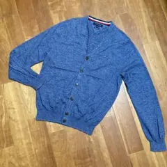 トミーヒルフィガー メンズM 青系 カーディガン 男女年代問わず カナダで購入