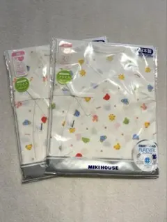 MIKI HOUSE 50cm コンビ肌着 2枚セット