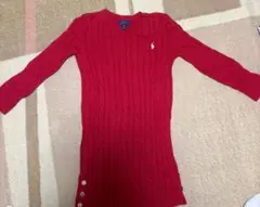 Polo Ralph Lauren レッド ワンピース (S/P)