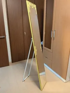 新品】クマ耳足付き 全身姿見 スタンドミラー 160×60 インテリア