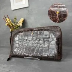 激レア】エンリーベグリン オミノくん 刺繍 ラウンドファスナー 長財布 