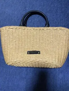 BLUE LABEL かごバッグ 中型 ベージュ