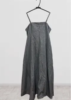 【美品】grove グローブ キャミワンピース グレー L マタニティ◎