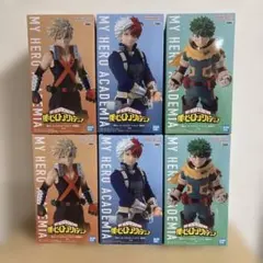 僕のヒーローアカデミア フィギュア 爆豪勝己 轟焦凍 緑谷出久 3種6体セット