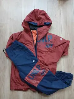 ASICS　ウィンドブレーカー裏トリコットA77 上下セット