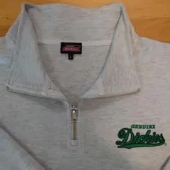 Dickies グレー ハーフネックパーカー Lのサムネイル