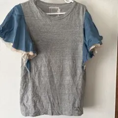 GO TO HOLLYWOOD フリル袖 Tシャツ グレーのサムネイル