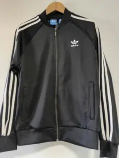 80s adidas ATP 黒白 BLACK WHITE USA製 adidas ATP 80' ビンテージ ジャージUSA製ブラック×ホワイト L