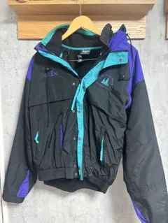 Dunbrooke マウンテンパーカー Mサイズ ブラック/パープル/ターコイズ