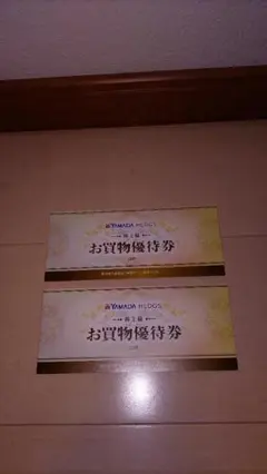 ヤマダ電機　お買物優待券10,000円分 （匿名配送）