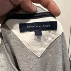 TOMMY HILFIGER グレー ロングスリーブ Tシャツ L