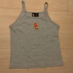 【緊急値下げ】アメリカ☆大学ロゴ入り☆アメスリ　タンクトップ