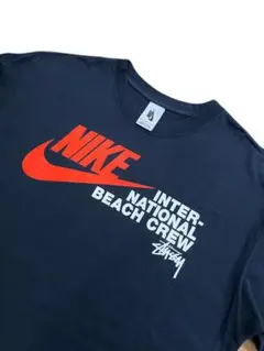極美品 STUSSY NIKE Beach Posse コラボ Tシャツ 黒 M