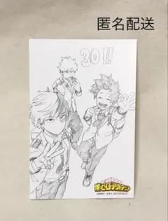 僕のヒーローアカデミア ヒロアカ 30巻特典　ポストカード　色紙　イラストカード