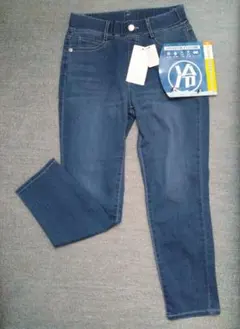新品✨ウエストゴム デニム アンクル丈✨Ｓサイズ