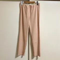 ★☆SALON adam et rope'☆メランジテレコスリットパンツ