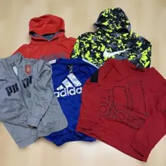 子供服140と150サイズの５枚セット ナイキ プーマ アディダス