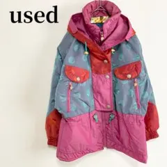 use古着 スキーウェア スノボウェア ピンク レトロ 古着コーデ