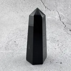 G-52モリオン六角ポイント　黒水晶タワー　天然石　クリスタル　パワーストーン