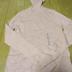 新品未使用ユニクロメリノリフタートルネックセーター XL ピンク