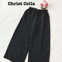 Christ Cella クライストセラ　レディース　ドット　ワイドパンツ　L