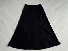 【最終価格】ユニクロ　黒　ロングスカート