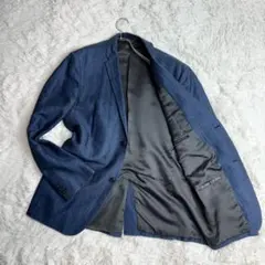 theory リネン混 テーラードジャケット 42 大きいサイズ セオリー