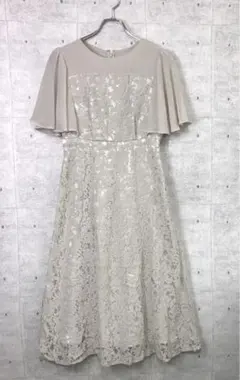 LAISSE PASSE シフォン レース オケージョン ワンピース ドレスのサムネイル