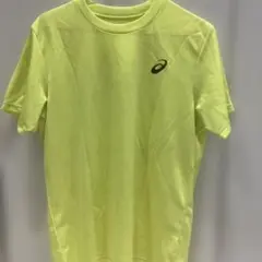 asics 蛍光イエロー Tシャツ Lサイズ