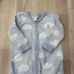 GAP くまさんロンパース　ライトブルー