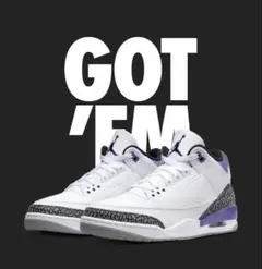 Air Jordan 3 Retro \"Dark Iris” エアジョーダン3 Jordan 3 Retro Dark Iris Men's - CT8532-105 - US
