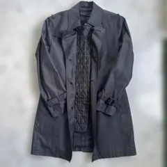 バーバリー ブラックレーベル トレンチコート メンズM 黒 インナー付き