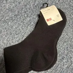は*き様 UNIQLO レディース ソックス 3足組 ブラック 23-25cmのサムネイル