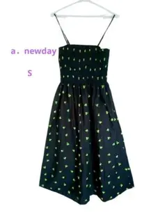 a．newday キャミワンピース　　S