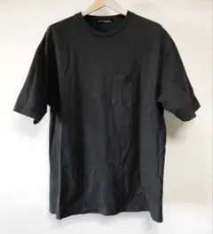 CONFIRM シンプル　オーバーサイズ　ブラック　無地Tシャツ　XL ポケTのサムネイル