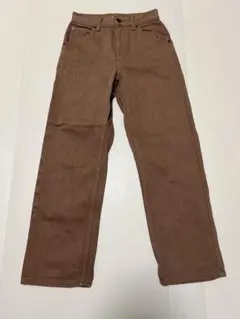 ユニクロU パンツ　ブラウン