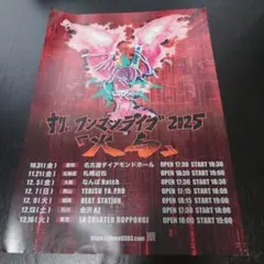 すりぃ ワンマンライブ 2025「火鳥」告知フライヤー
