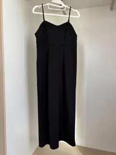 しまむら yumi ブラック キャミワンピース Mサイズ