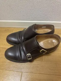 THE SUIT COMPANY ダブルモンクストラップ ブラウン サイズ8