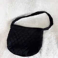 ☆美品☆キルティング ショルダーバッグ 2way ブラック 韓国 可愛い 大容量