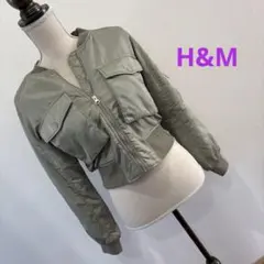H&M ショート丈MA-1 クロップドMA-1