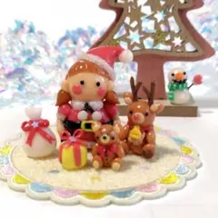 サンタの女の子と仲間たちのクリスマスパーティー‪◝⁠(⁠⁰⁠▿⁠⁰⁠)⁠◜⁠