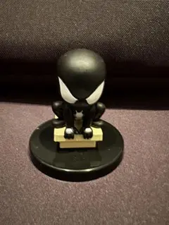 【美品】ブラックスパイダーマン　チビフィギュア