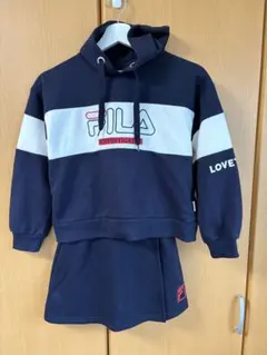 FILA Lovetoxicコラボフード付きスウェットセットアップ S