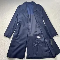 HILTON× lanificio ネイビー　ウール　チェスターコート 9号