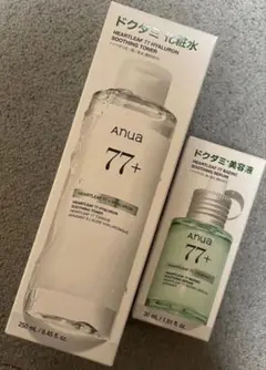 Anua ドクダミ　スムージングトナー 化粧水　美容液セラム セット