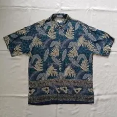 90's pierre cardin アロハシャツ 100％レーヨン XL 良品のサムネイル