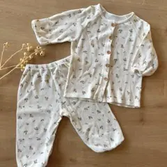 花柄ワッフル生地　セットアップ