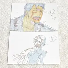 BLEACH　千年血戦篇　原画ポストカード　2種セット　黒崎一心&黒崎真咲