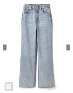 GRL フリンジヘムセミフレアデニムパンツ[cu166]